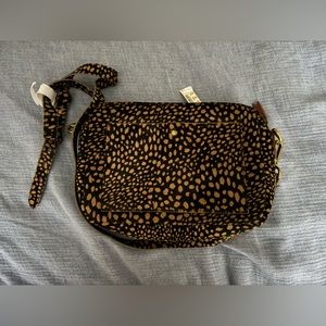 Madewell The Large Transport Camera Bag: Dotted Calf Hair Edition